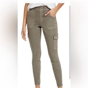 Green SPANX cargo leggings